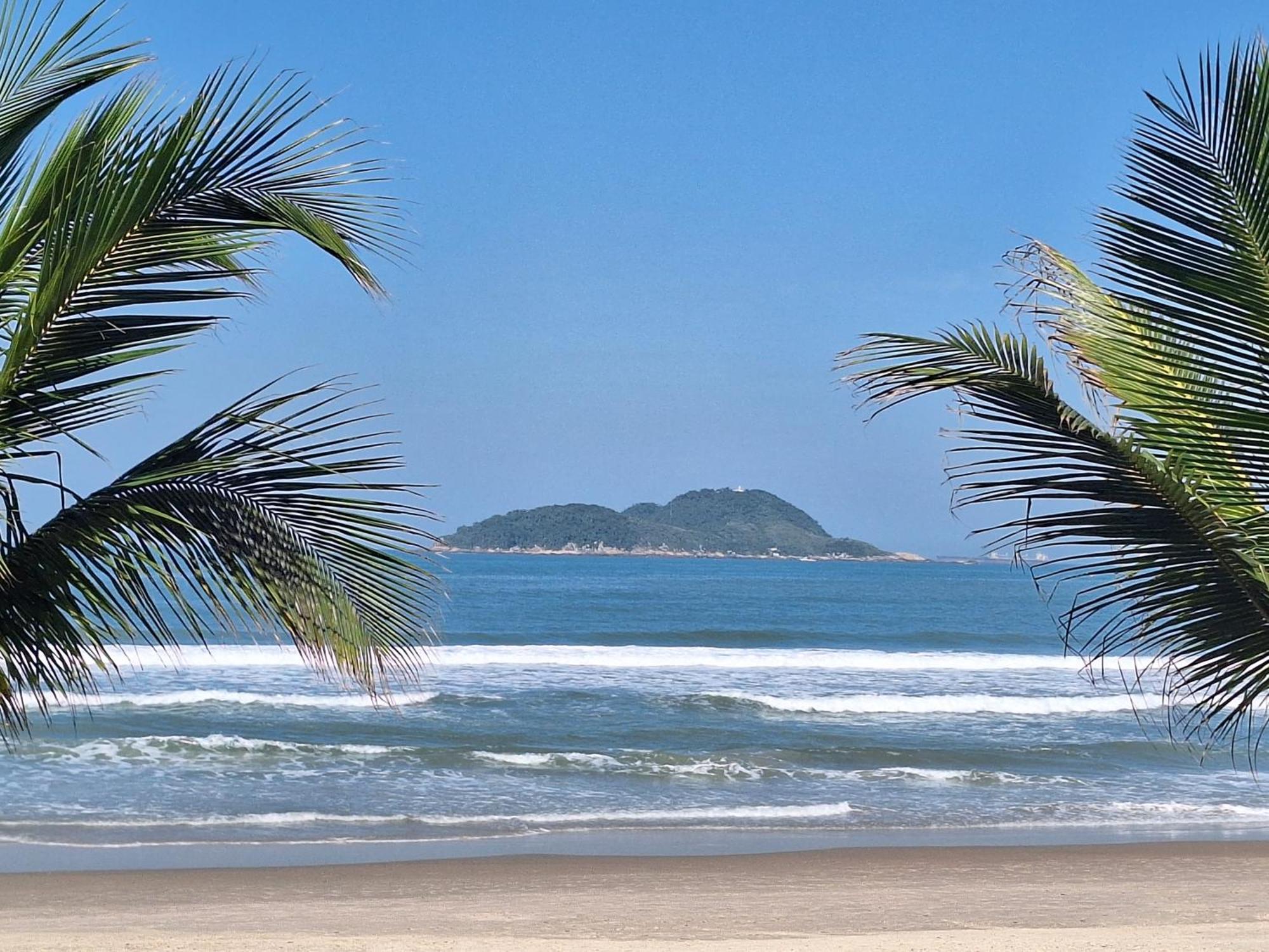 Duplex Pe Na Areia, Praia Do Tombo - Guaruja/Sp. Exterior foto